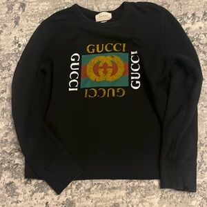 Gucci logo printed sweater